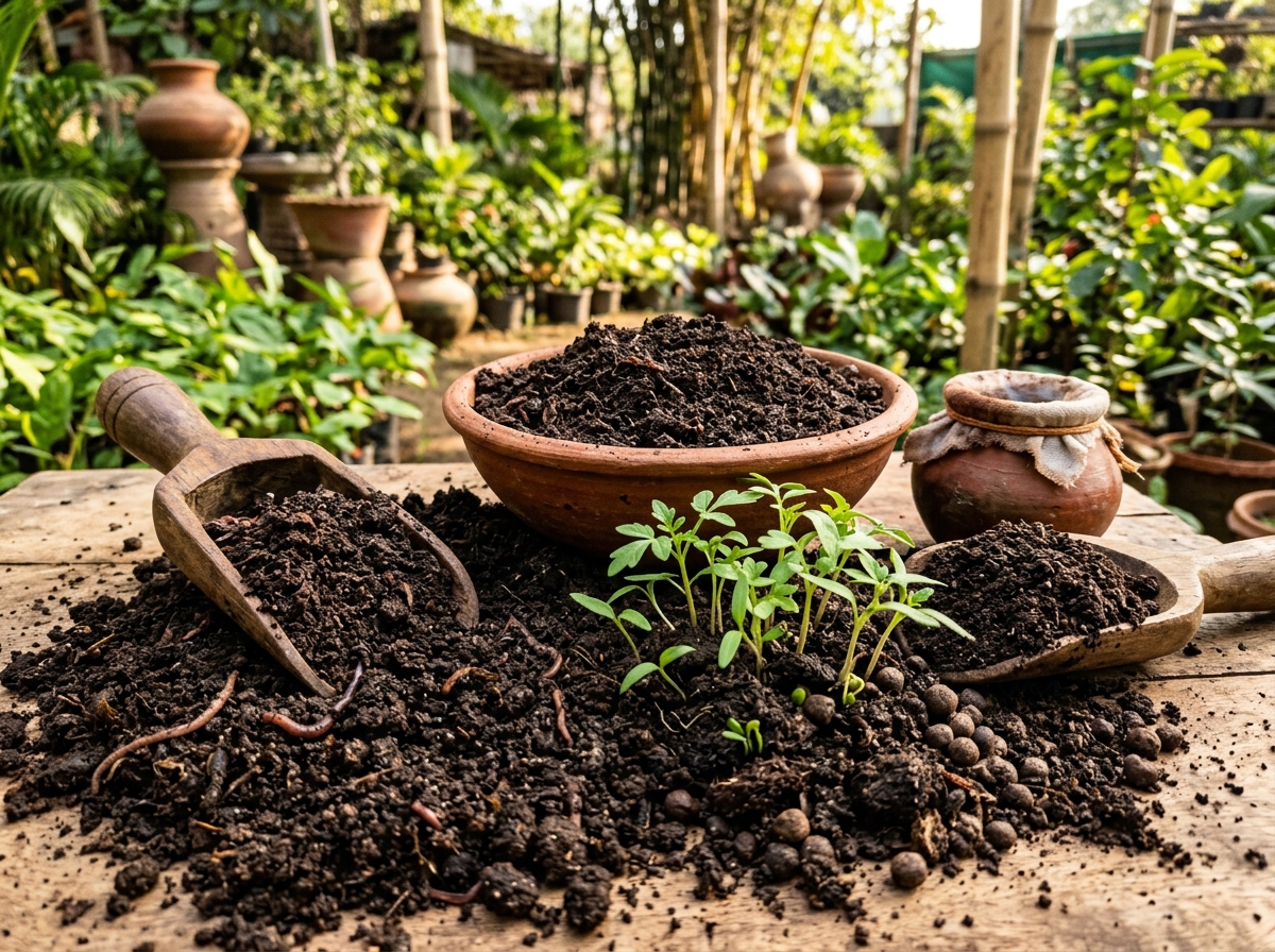 Organic Manure (Panchagavya & Vermicompost)